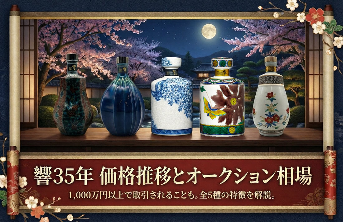 響35年の価格推移とオークション相場｜有田焼・十三代今右衛門作・徳田