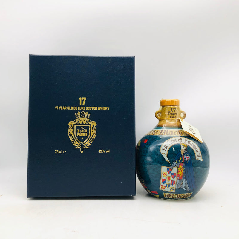 ブラック プリンス 17年 陶器ボトル 750ml。静かに語る、17年熟成の気品と重厚感