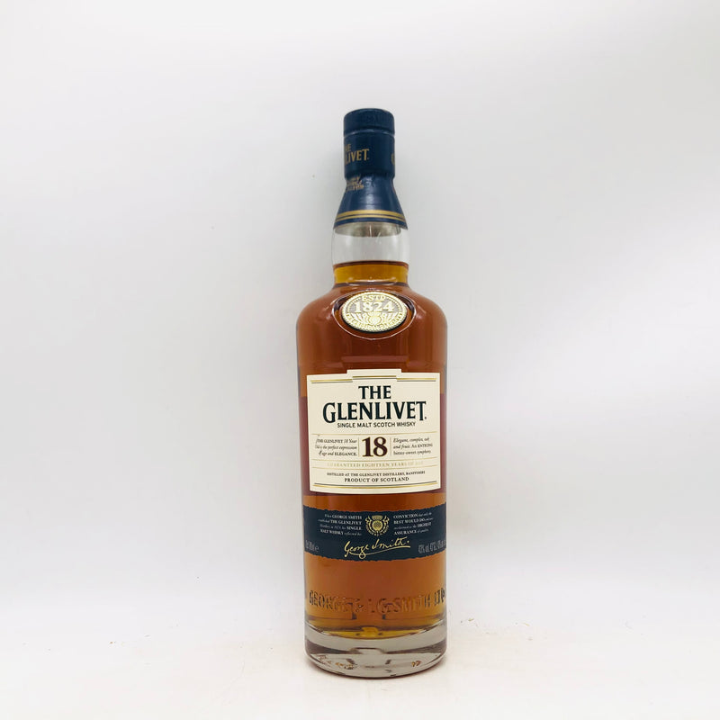 グレンリベット18年 旧ボトル 700ml。静かな完成度が光る、旧き良き18年