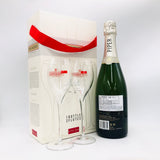 エッセンシエル ブラン ド ブラン NV パイパー エドシック 750ml 12% グラスセット