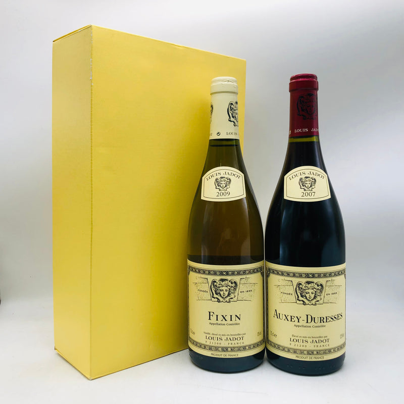 LOUIS JADOT FIXIN AUXEY-DURESSES 2本セット まとめ売り 750ml。ブルゴーニュの個性を飲み比べる贅沢セット