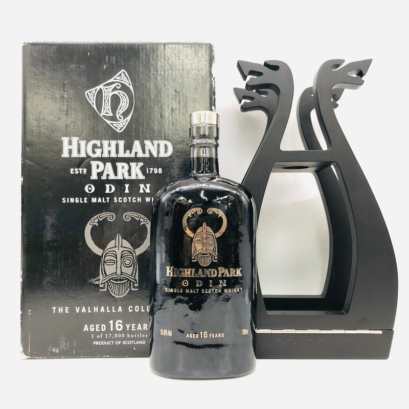 ハイランドパーク16年オーディン ヴァルハラ・コレクション 700ml。北欧の神が宿る、炎と蜂蜜の一滴