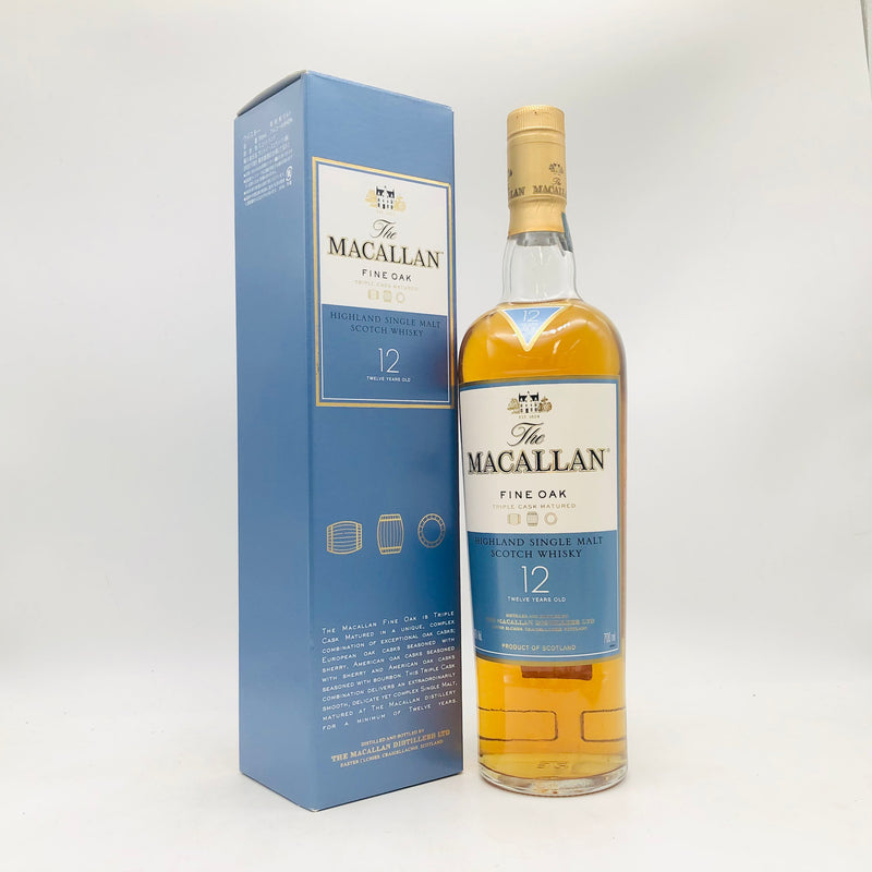 MACALLAN マッカラン12年 ファインオーク 700ml 40% 箱あり