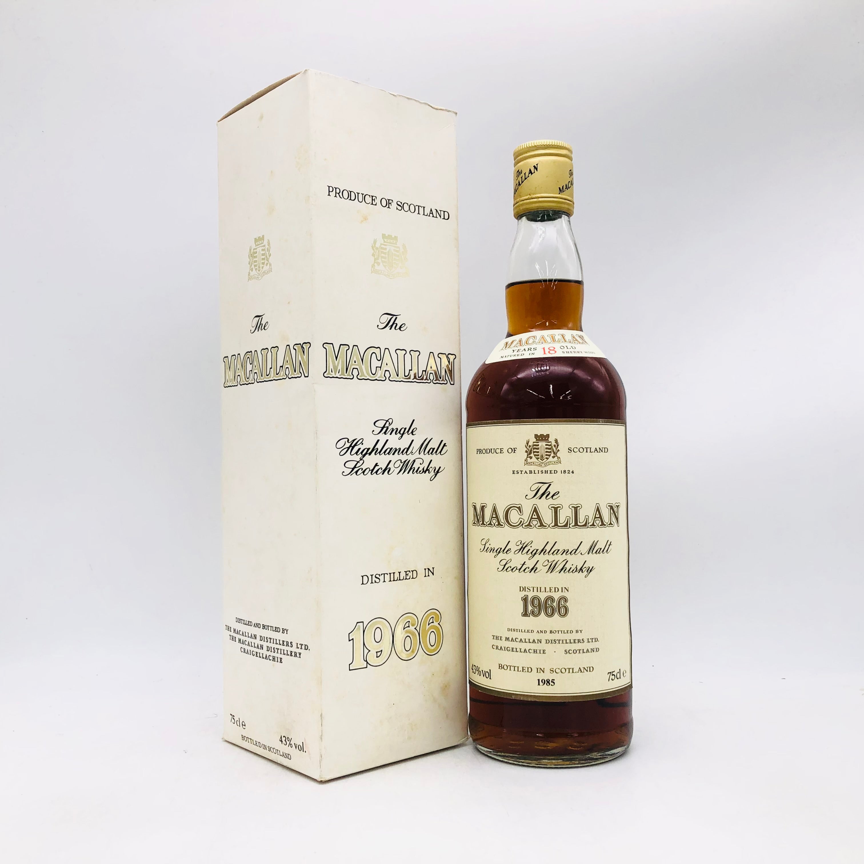 MACALLAN マッカラン 18年 シェリーオークカスク 1966 750ml 43% 箱