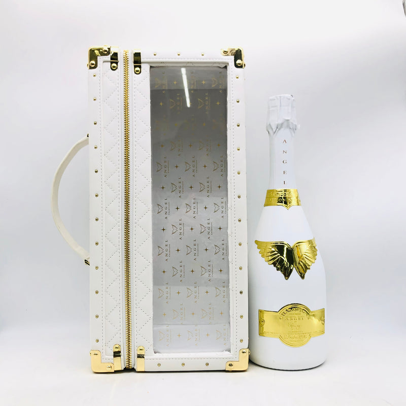 エンジェル ホリデーエディション レザージップタイプ 750ml。開ける瞬間から始まる、祝福のラグジュアリー。