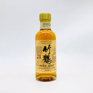 NIKKA ニッカ 竹鶴 21年 ピュアモルトウイスキー ベビーボトル 180ml
