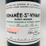 DRC ロマネサンヴィヴァン 2019 750ml。優美と深遠が溶け合う、至高のグラン・クリュ。
