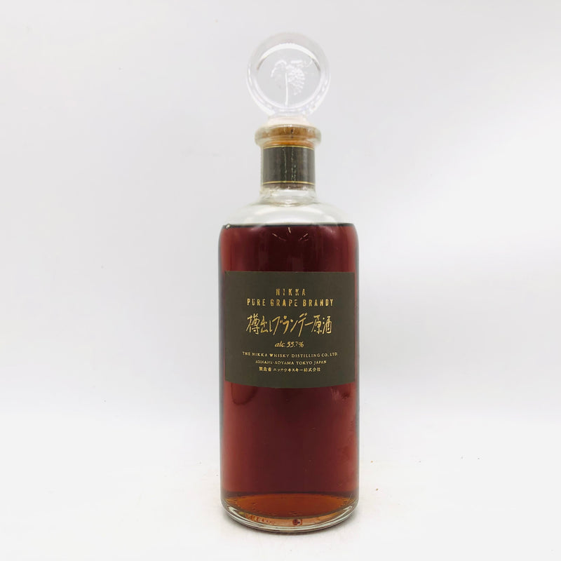 ニッカ樽出しブランデー原酒 500ml。樽の個性をそのまま味わう、芳醇で力強いブランデー原酒