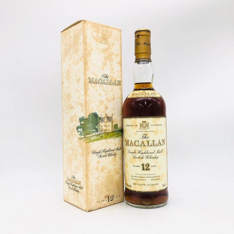 Macallan 12 Year Old Bottle 1980s Distribution 750ml 43%