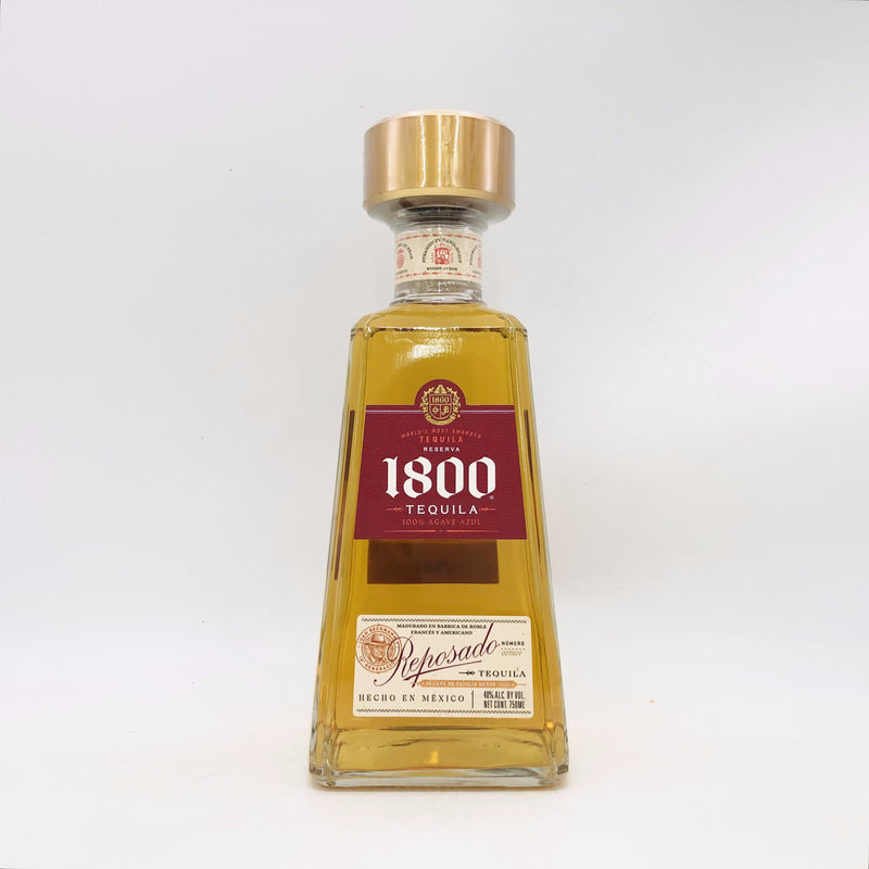 ホセ クエルボ 1800 レポサド テキーラ 750ml、アガベ100%使用。オーク樽熟成によるバニラとスパイス香が特徴のバランス豊かなテキーラ。