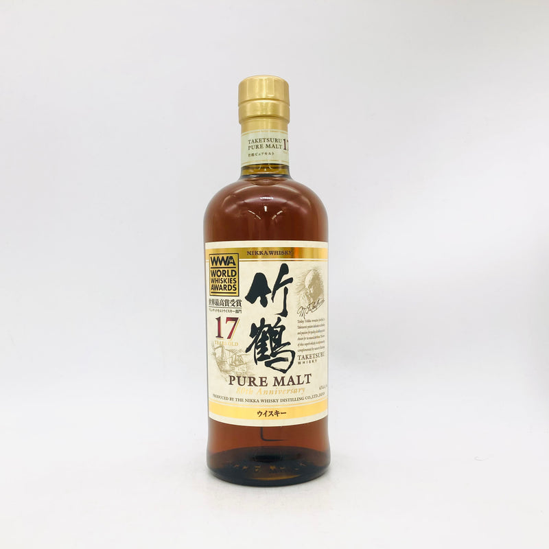 NIKKA ニッカ 竹鶴17年 ピュアモルトウイスキー WWA受賞記念ラベル 700ml 43%