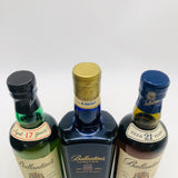 Ballantines バランタイン ザ プレミアムコレクション 各200ml 40% 箱あり