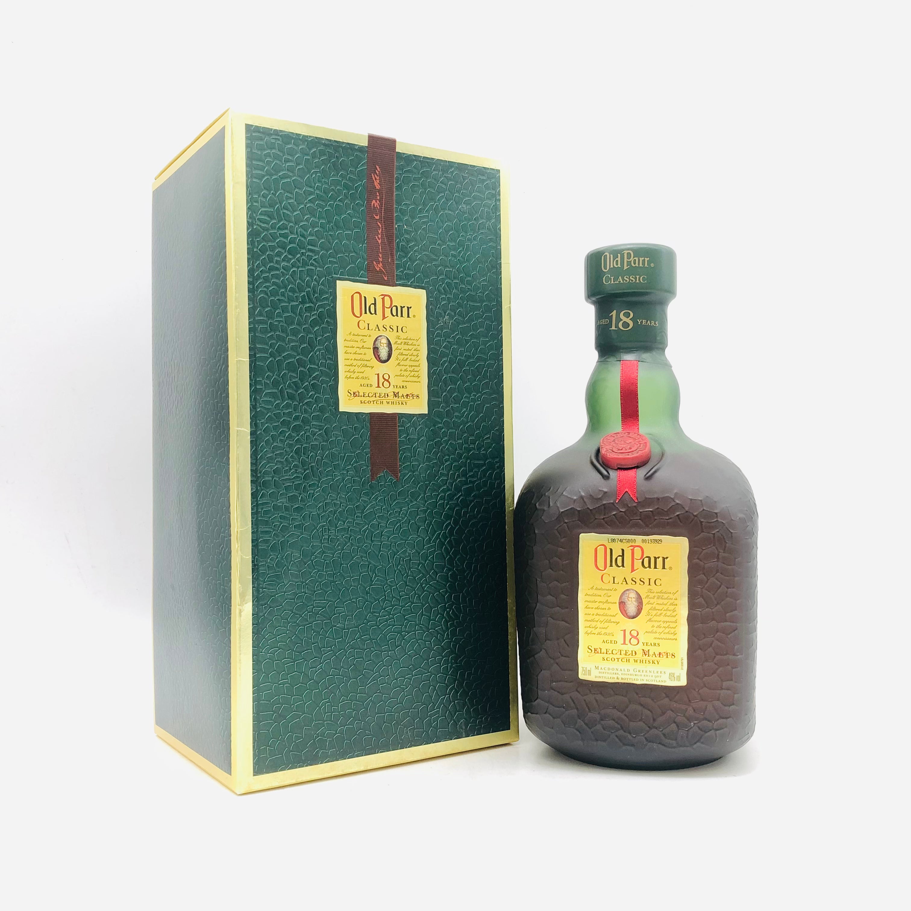Old Parr CLASSIC 18年／オールドパー クラシック スコッチ ウイスキー 未開封 古酒 750ml B41016 : オールドパー クラシック 18年 箱入り [ ウイスキー