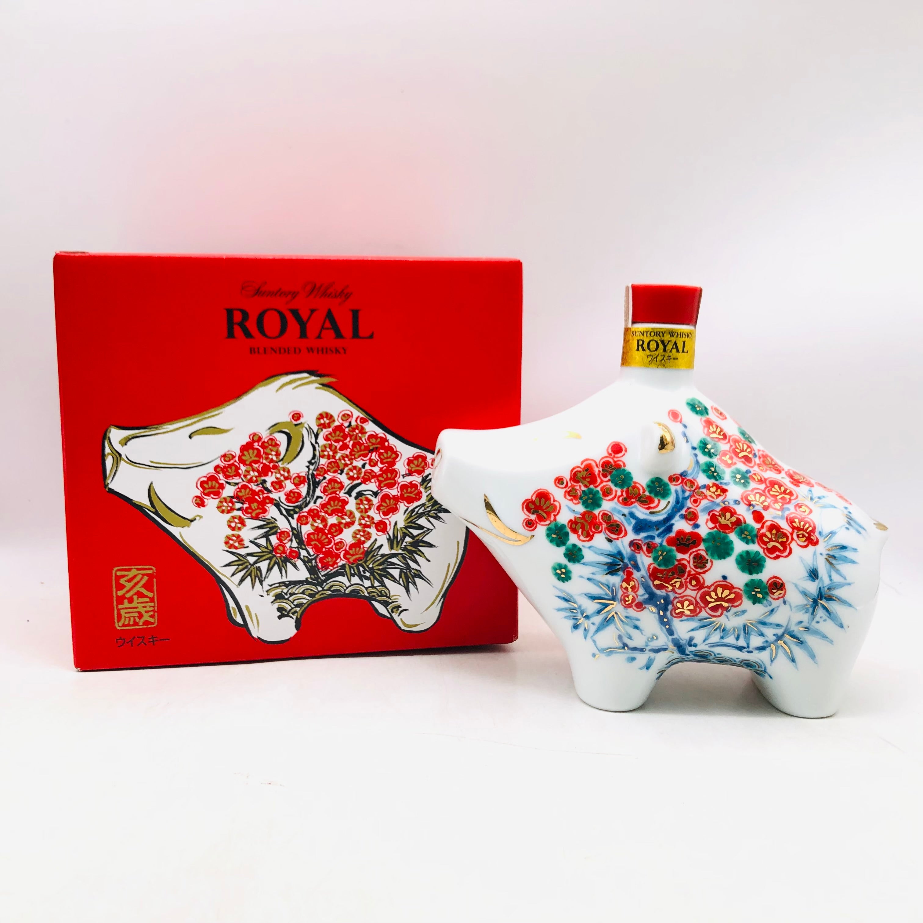 SUNTORY ROYAL サントリー ローヤル 干支陶器ボトル 亥 600ml – お酒の