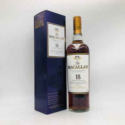 MACALLAN マッカラン18年 シェリーオークカスク 2016 スコッチウイスキー 700ml 43% 箱あり
