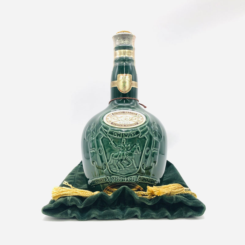 ロイヤルサルート21年 旧ボトル 1000ml 緑ボトル 正面