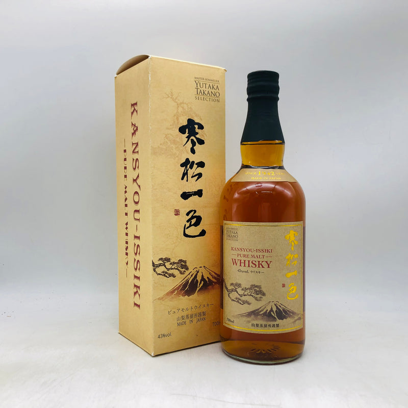 寒松一色 700ml。穏やかな甘みと飲みやすさが魅力のブレンデッドウイスキー