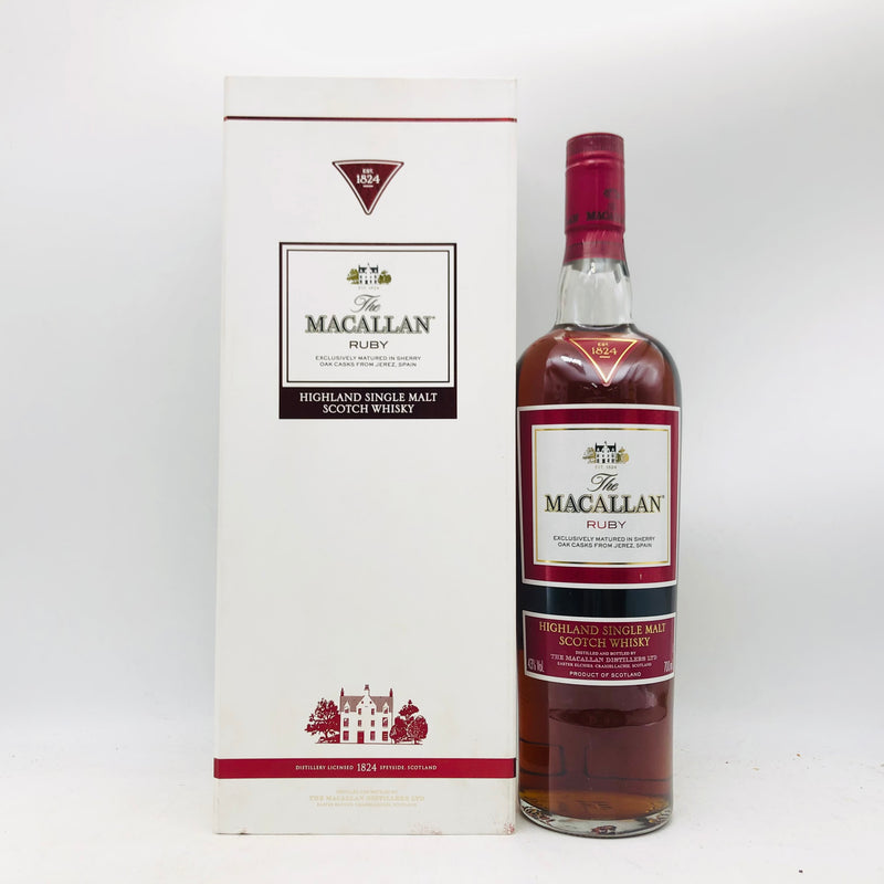 マッカラン ルビー 700ml。シェリー樽の極致、深紅のマッカラン
