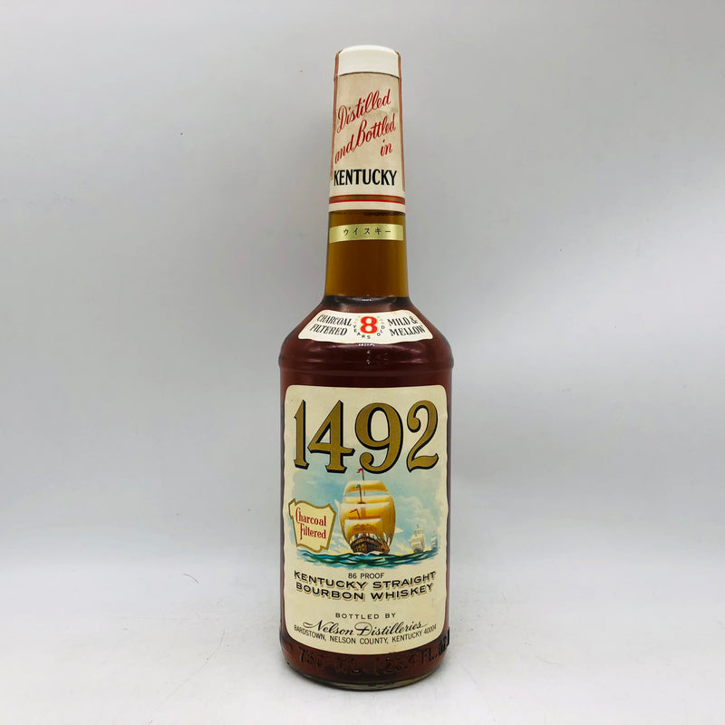 1492 8年 750ml。8年の熟成が育む、重厚でまろやかなケンタッキーバーボン。