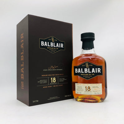 BALBLAIR バルブレア18年 700ml 46% 箱あり