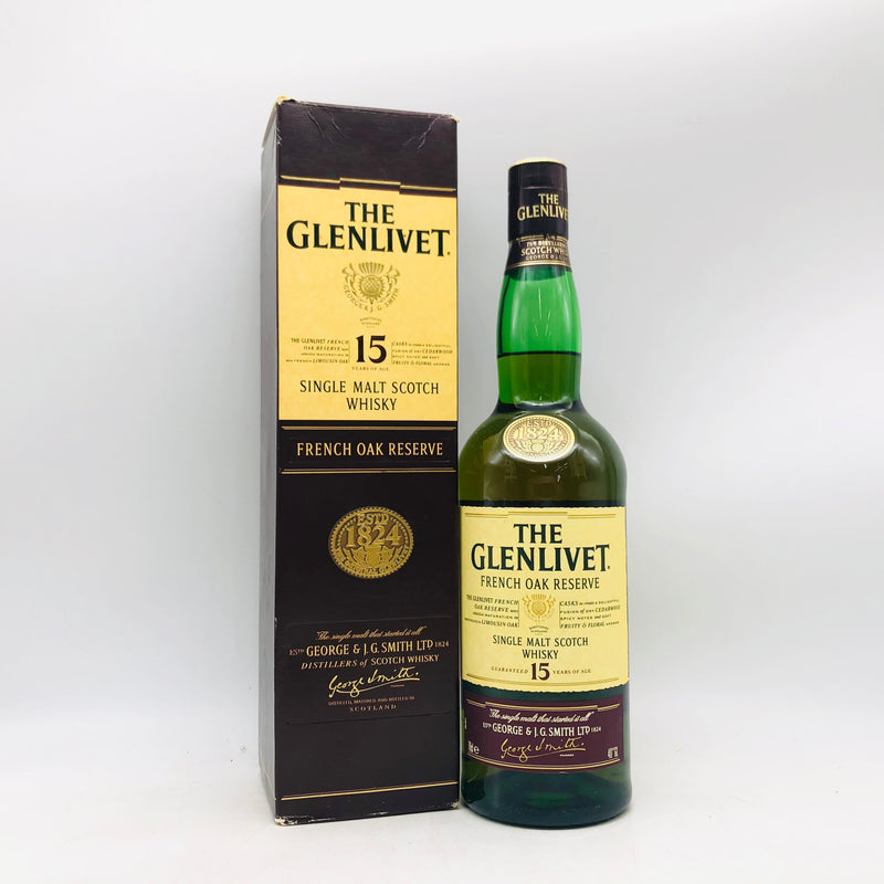 グレンリベット 15年 700ml。優雅さに、フレンチオークの深みを添えて