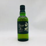 SUNTORY サントリー 白州10年 グリーンラベル 350ml。森が香る、爽やかなひととき。ボトル単体の画像