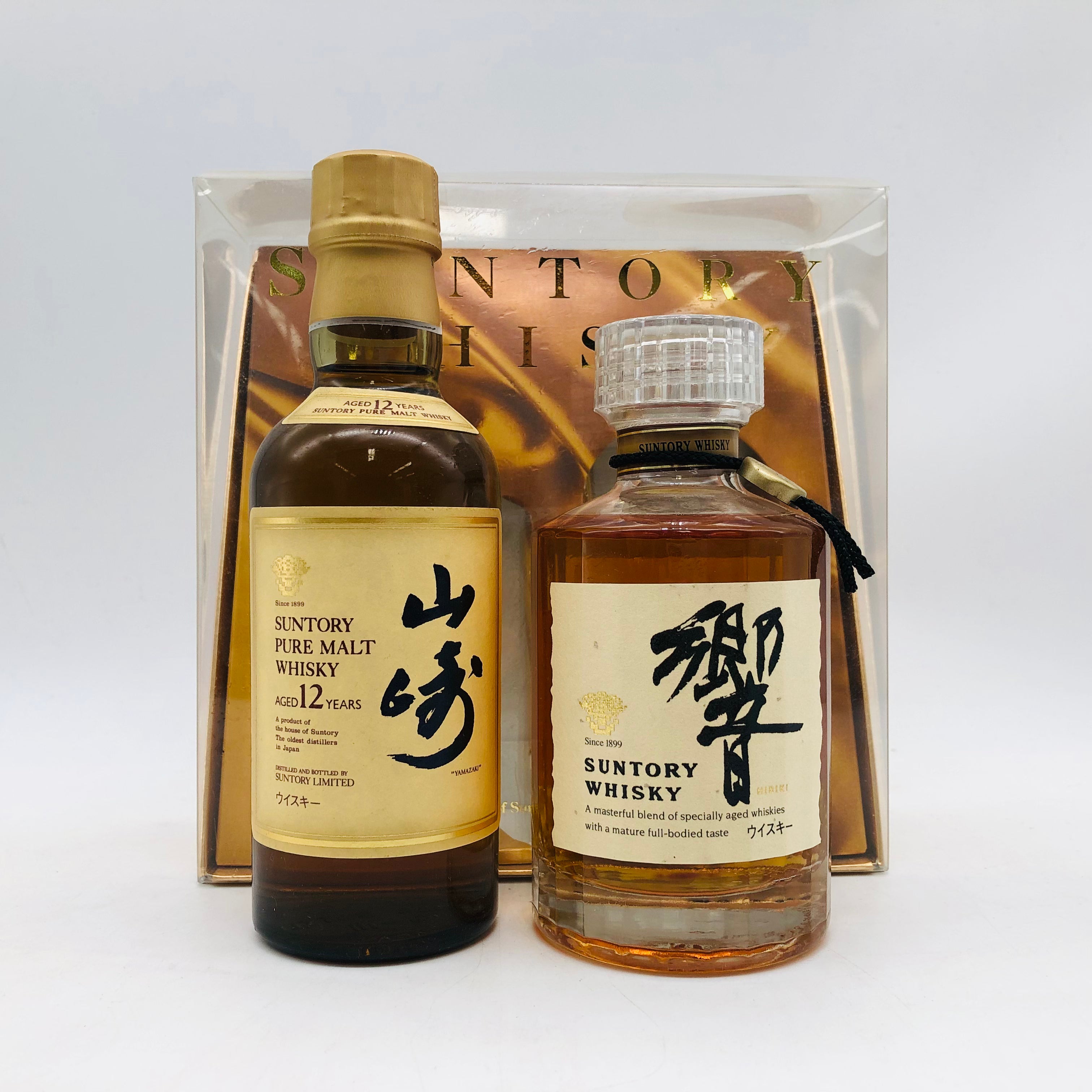 SUNTORY サントリー 山崎12年&響 ベビーボトル 2本セット 響マーク SUNTORY サントリー 山崎12年&響 ベビーボトル 2本セット 響マーク
