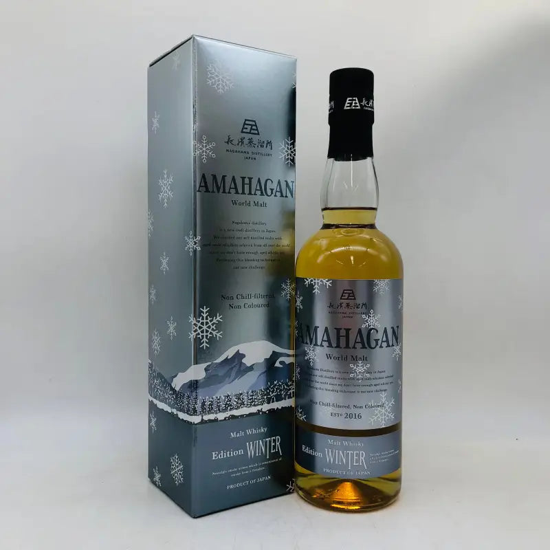 AMAHAGAN アマハガン ワールドモルト エディション ウインター 長濱蒸溜所 700ml AMAHAGAN ウイスキー 700ml ラベル