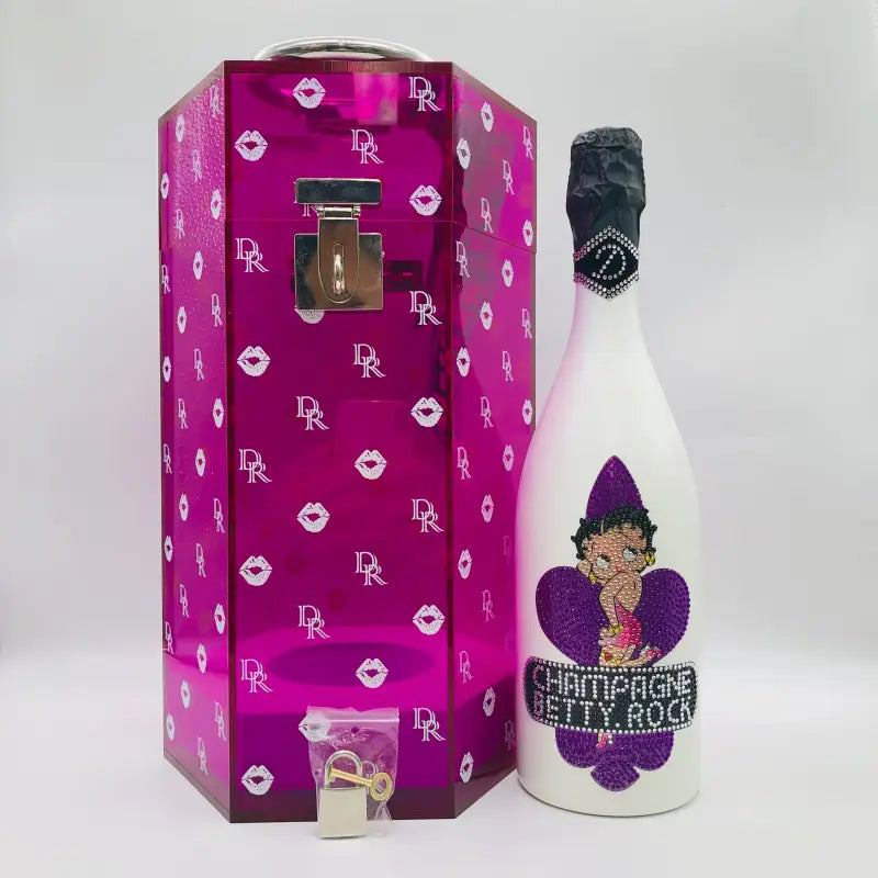 D.ROCK ディーロック ベティ ロック クリア パープル 750ml 12% 箱あり - シャンパン