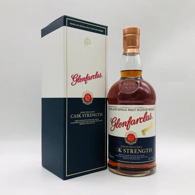GLENFARCLAS グレンファークラス 25年 カスクストレングス バッチ2 700ml 54.7% 箱あり - ウイスキー