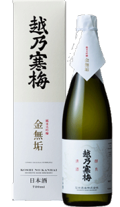 越乃寒梅 金無垢 純米大吟醸 720ml