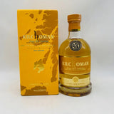 Kilchoman キルホーマン コニャックカスク 2023 エディションのウィスキー瓶と箱。