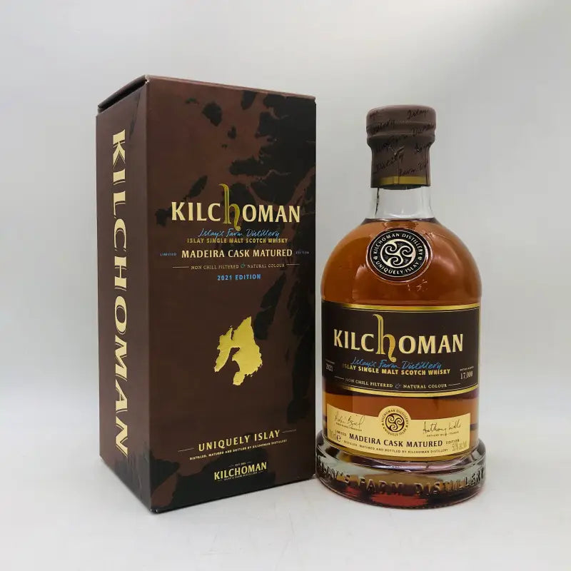 キルホーマン マディラカスク 5年 700ml シングルモルト ウイスキー 箱付き - ウイスキー