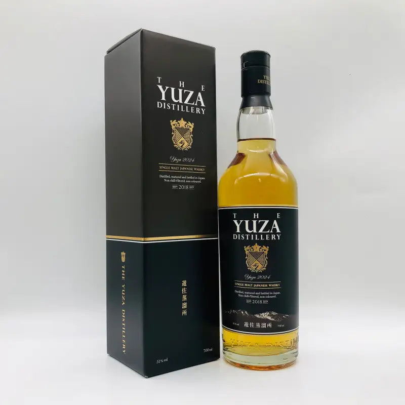 YUZA 2018-2024 シングルモルト ジャパニーズ ウイスキー 遊佐蒸溜所 51% 700ml 箱あり - ウイスキー