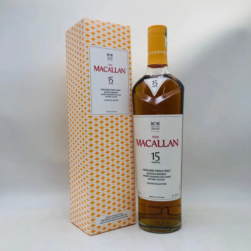 ザ・マッカラン 15年 シェリーシーズンド オークカスク カラーコレクション 700mlのお酒。700ml 。ラベル上品、上質な香りとバランス。