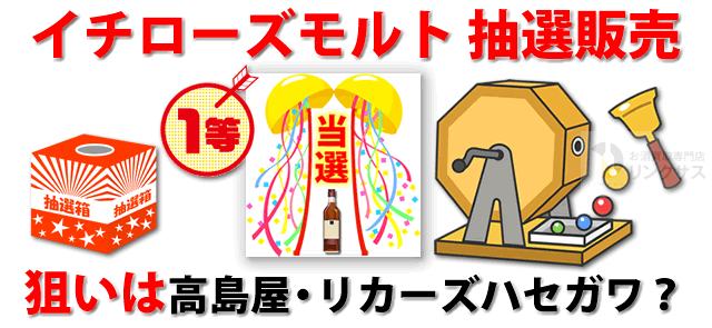 イチローズモルトの抽選販売｜高島屋などで定価購入【2026】 – 高級酒