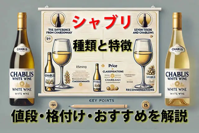 シャブリ白ワインの種類と特徴｜シャルドネの違い、値段、格付け、おすすめを解説