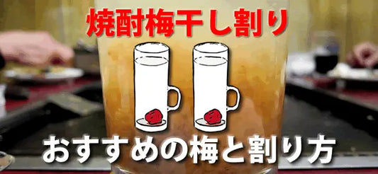 焼酎梅干し割り。焼酎に合うおすすめの梅やお湯割りサワー等の割り方