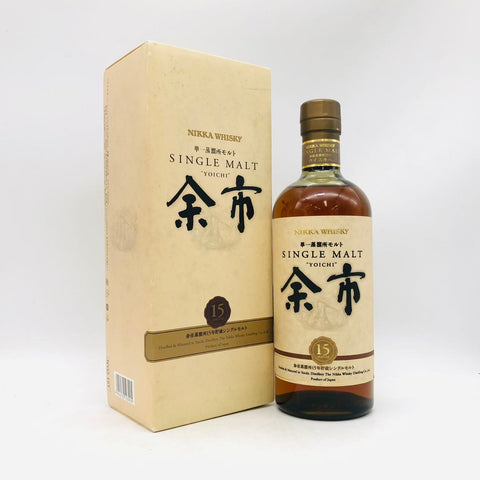 NIKKA ニッカ 余市 15年 シングルモルト ウイスキー 700ml 45%