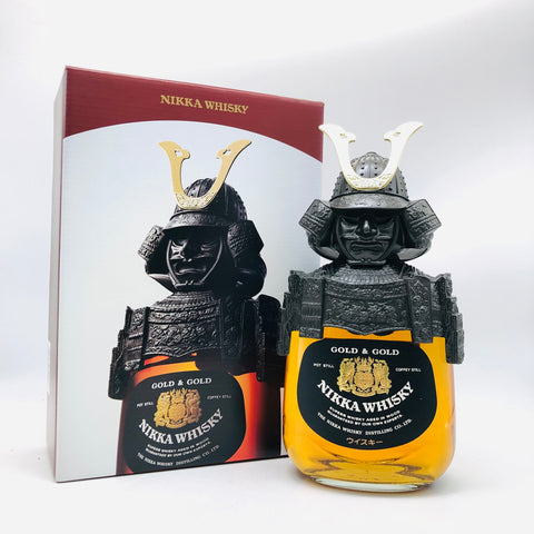 NIKKA ニッカ G&G 白鉄キャップ 戦国武将 鎧兜 750ml
