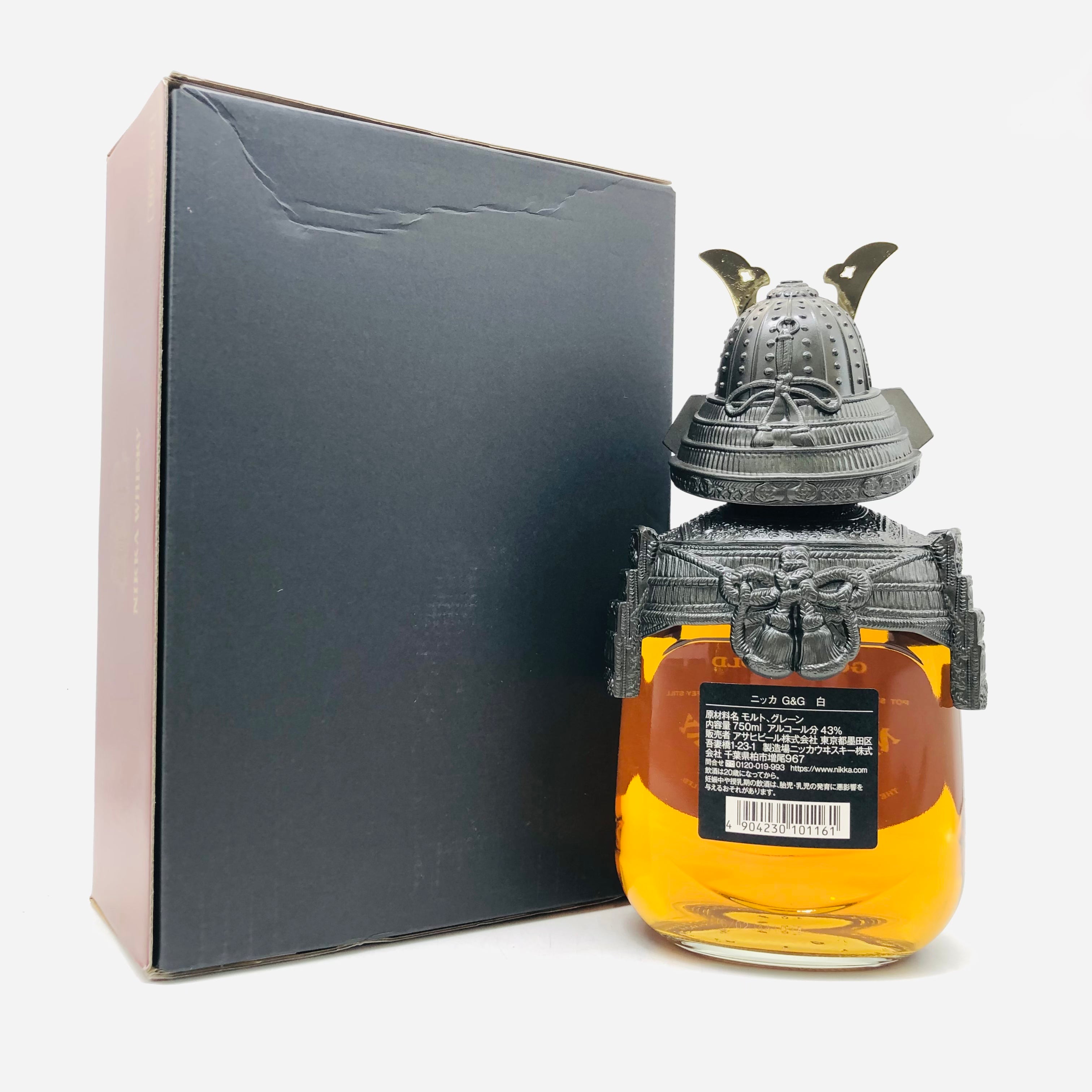 新品ニッカG&G武士甲冑ボトルキャップ NIKKA ニッカ G&G 白鉄キャップ 戦国武将 鎧兜 750ml – お酒の通販なら