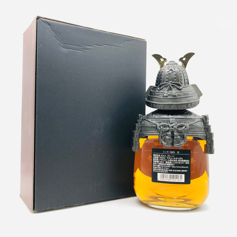 NIKKA ニッカ G&G 白鉄キャップ 戦国武将 鎧兜 750ml – 高級酒・希少酒 