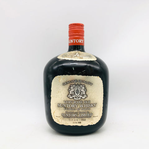 サントリーオールド1989年以前限定のシルバーベリーレア760ml。旧容量と希少ラベルが魅力のまろやかで深い味わいのヴィンテージ。