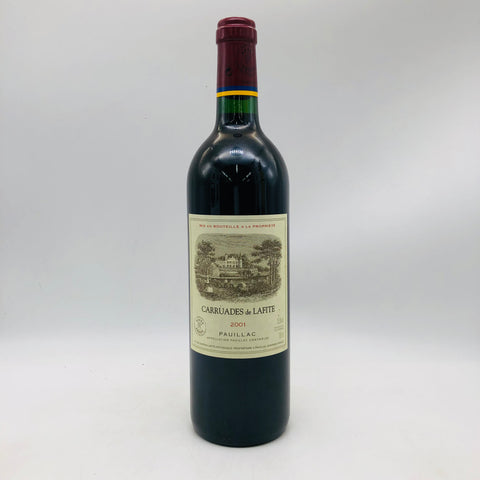 カリュアド・ド・ラフィット 2001 750ml、ボルドー産赤ワイン。黒系果実とシダーの香り、熟成による柔らかさとエレガンスを備えたセカンドワイン