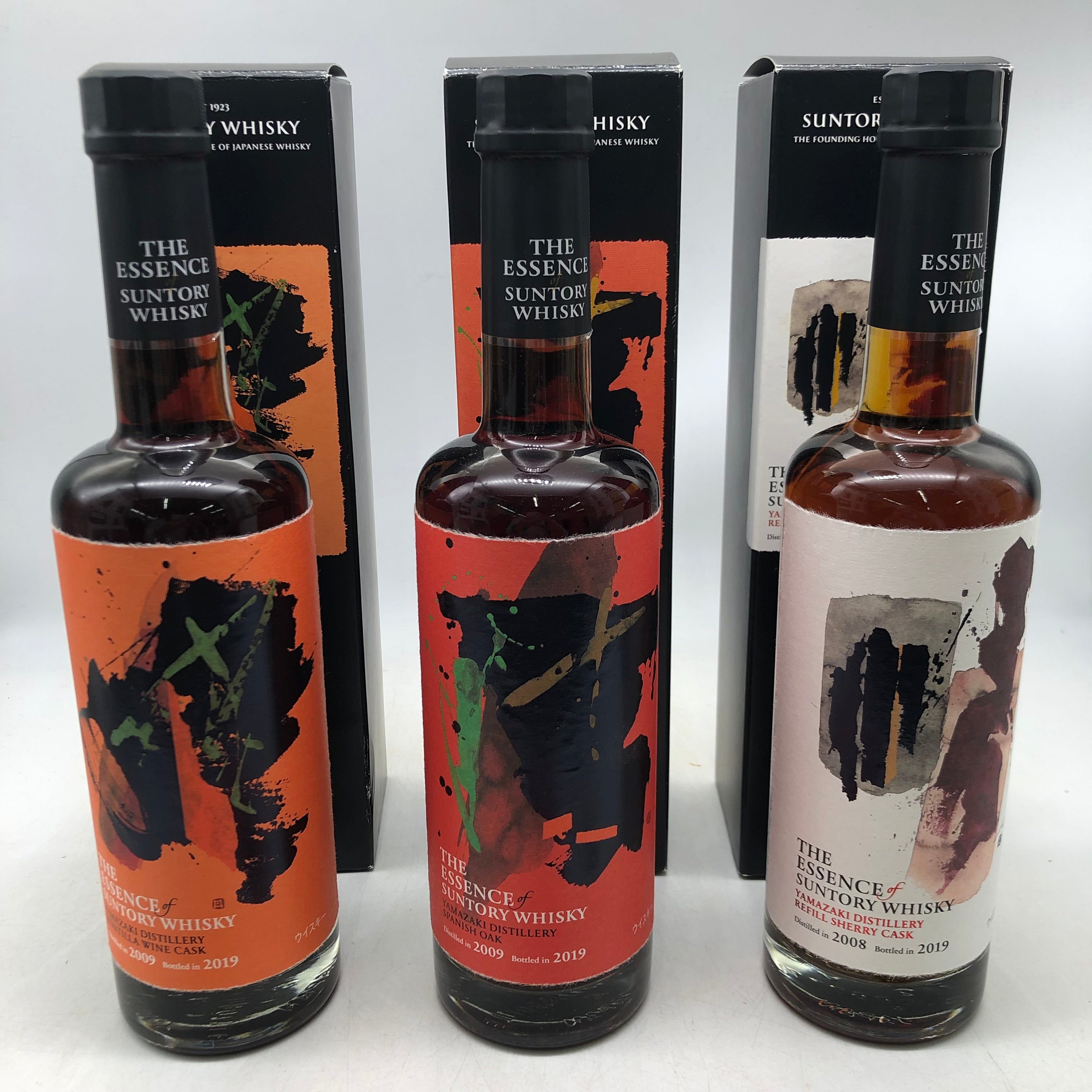 SUNTORY サントリー Spanish Oak ザ・エッセンス 2019 3本セット 500ml