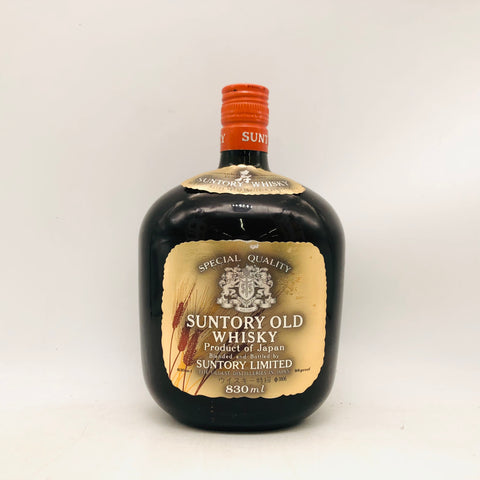 サントリーオールド1989年以前の麦穂シルバーラベル830ml。希少な旧容量と特別ラベルが特徴のまろやかで深い味わいのヴィンテージ。
