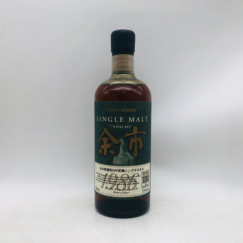NIKKA ニッカ シングルモルト 余市 1986 20年貯蔵 ウイスキー 700ml 430本限定