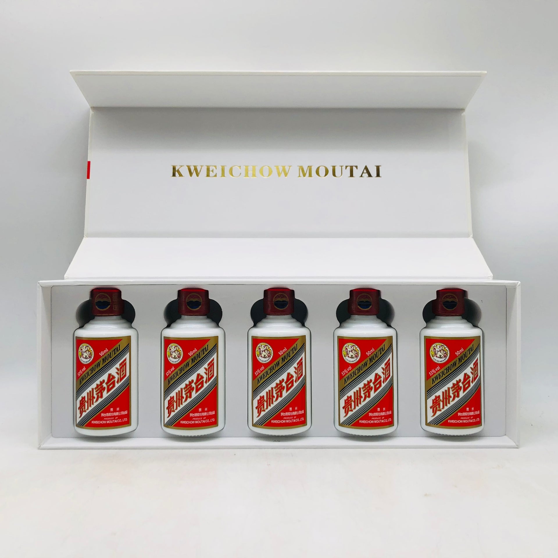 貴州茅台酒 マオタイ酒 ミニボトル 50ml 貴州茅台酒 50ml ミニチュアボトル 5本セット – お酒の通販ならリンク