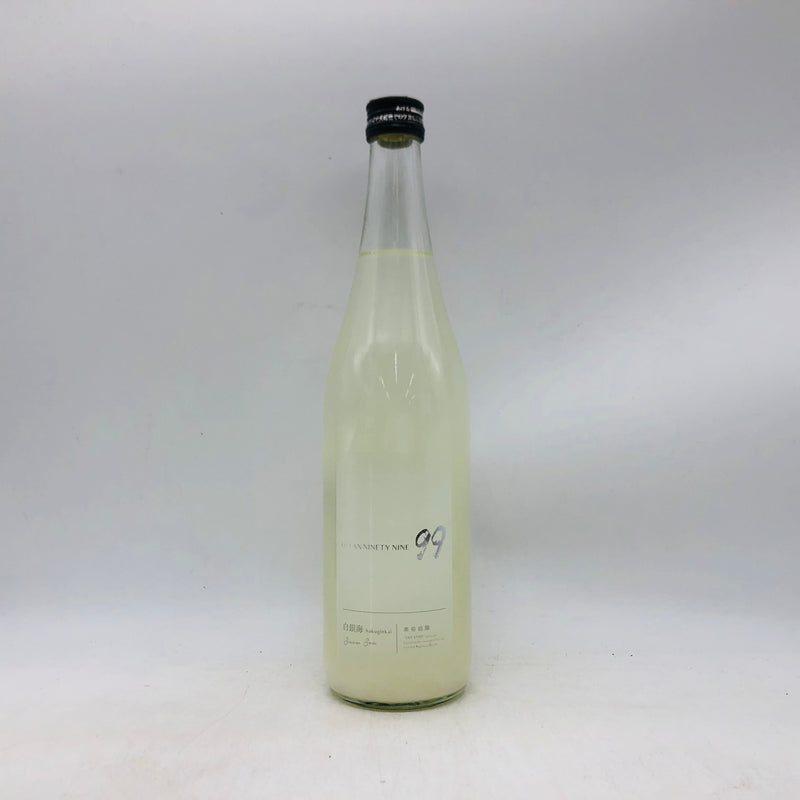 寒菊(かんきく) OCEAN99 -白銀海 Snow Sea- にごり無濾過生原酒 720ml　ボトル単体の正面画像