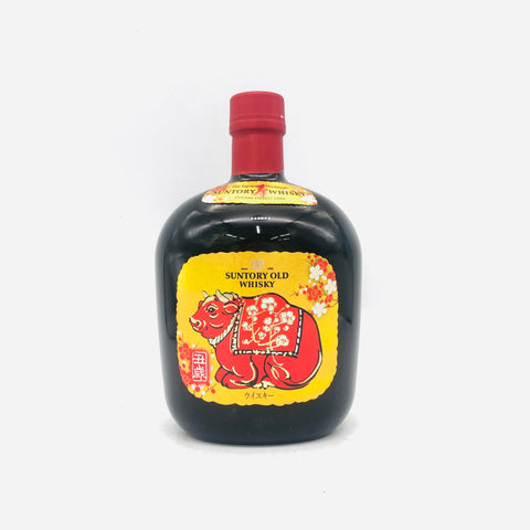 サントリーオールド 寿干支ボトル 丑 700ml。着実な一年を願う、まろやかで縁起の良い干支ウイスキー